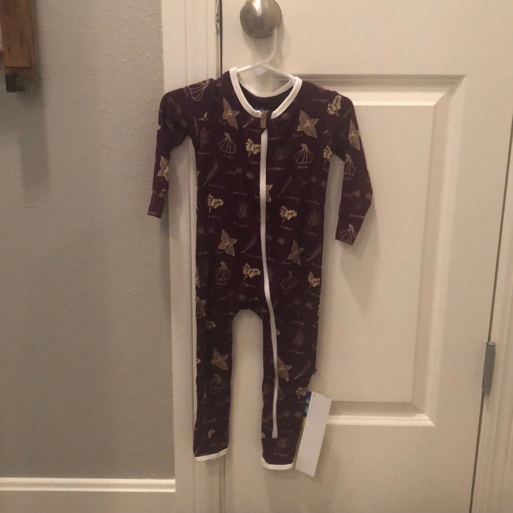 Kickee Pants zip pajamas